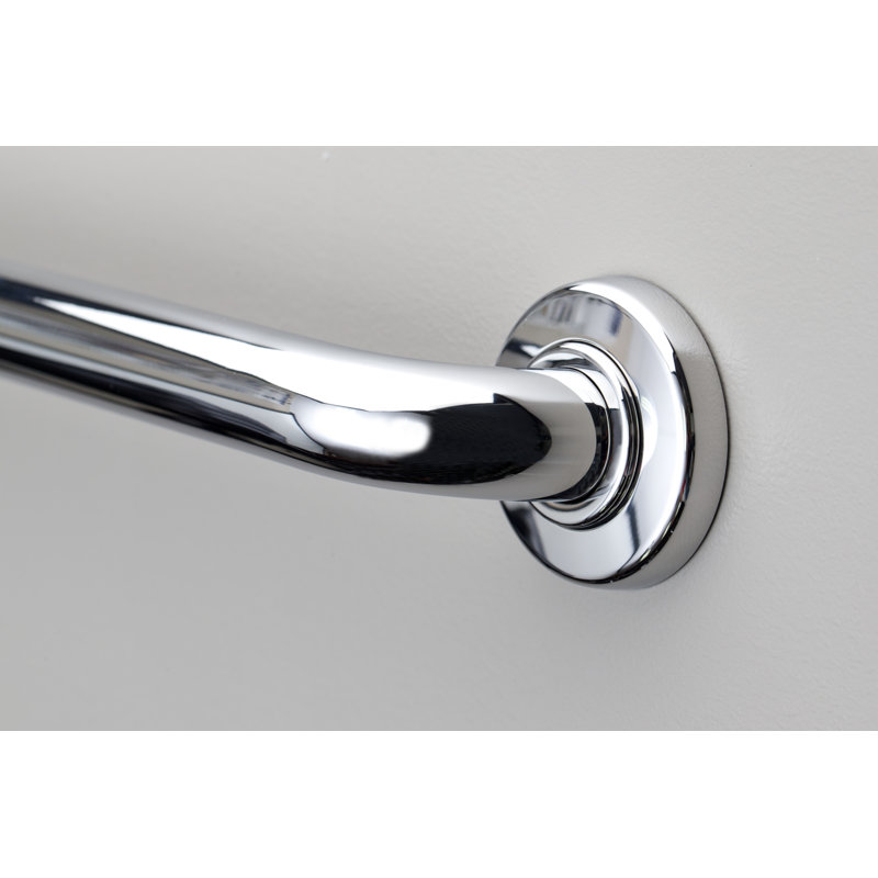 East Linear Grab Bar, Polished Chrome, 16" W