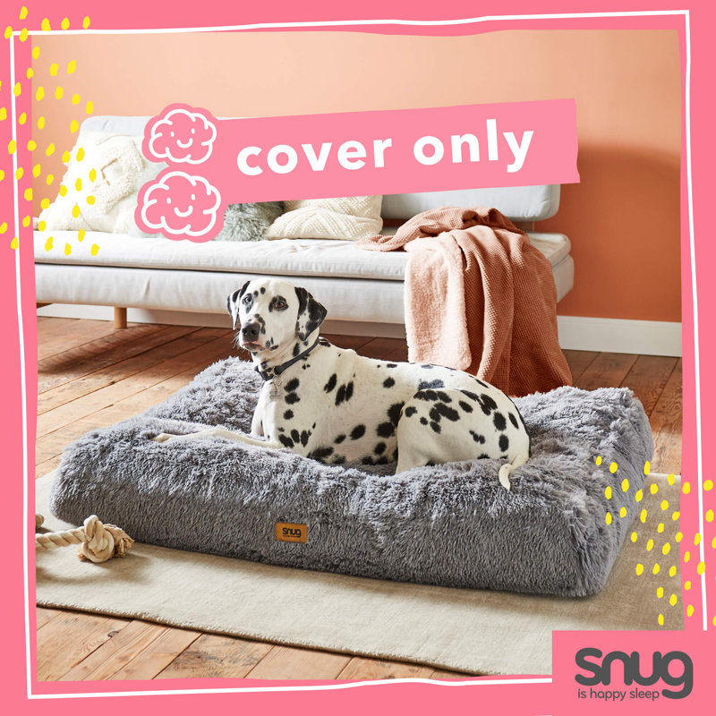Snug Super Fluffy Replacement Cover for Pet Bed, 11cm H x 120cm W x 80cm D