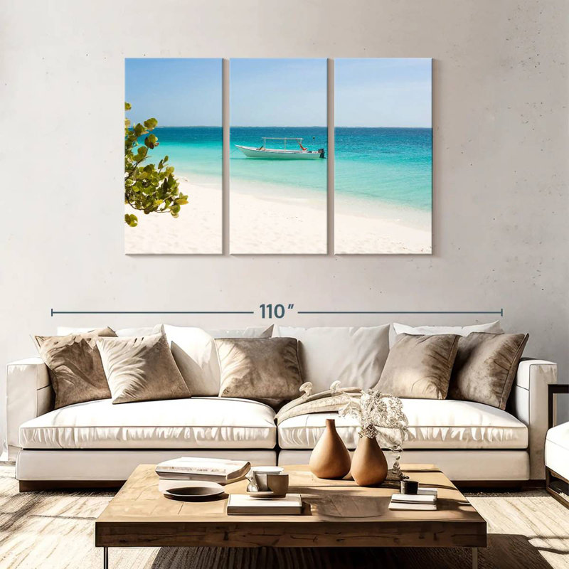 Bateau Mehar Los Roques Beach, H 48 po x l 74 po