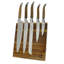 Laguiole 5 Piece Knife Set with Storage