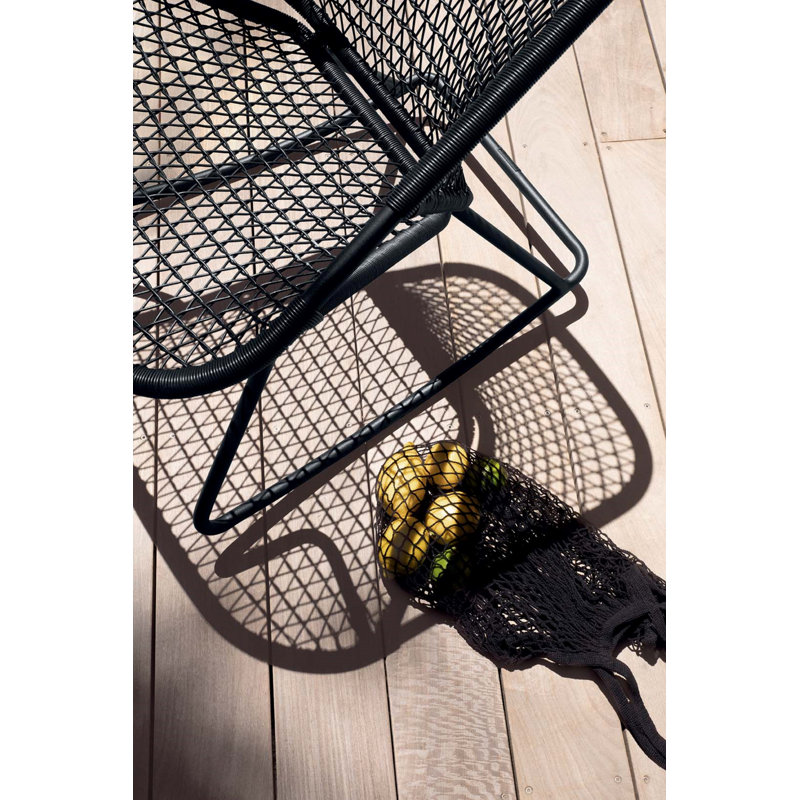 Sixties Outdoor Rocker Chair, Liquorice