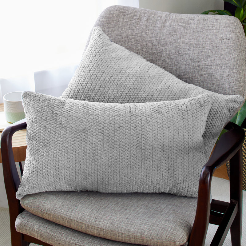 Reversible Throw Pillow, Sutherland Dove, 14'' x 24''