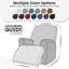 Housse pour canapé en jacquard doux à 1, 2 ou 3 sièges avec housse de canapé extensible, protecteur de meuble lavable à la machine avec poches latérales-480326860