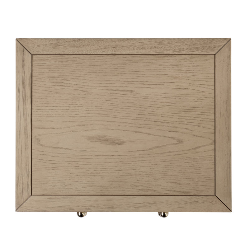 Nora 2-Drawer Nightstand, Light Oak
