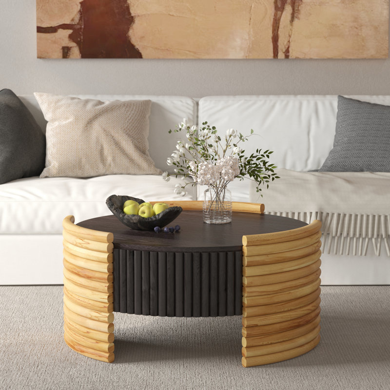 Table basse 31,50 "Modern, Marron foncé