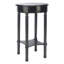 Table ronde en bois massif et en bois manufacturé l 15,8 po Sessa-992572245