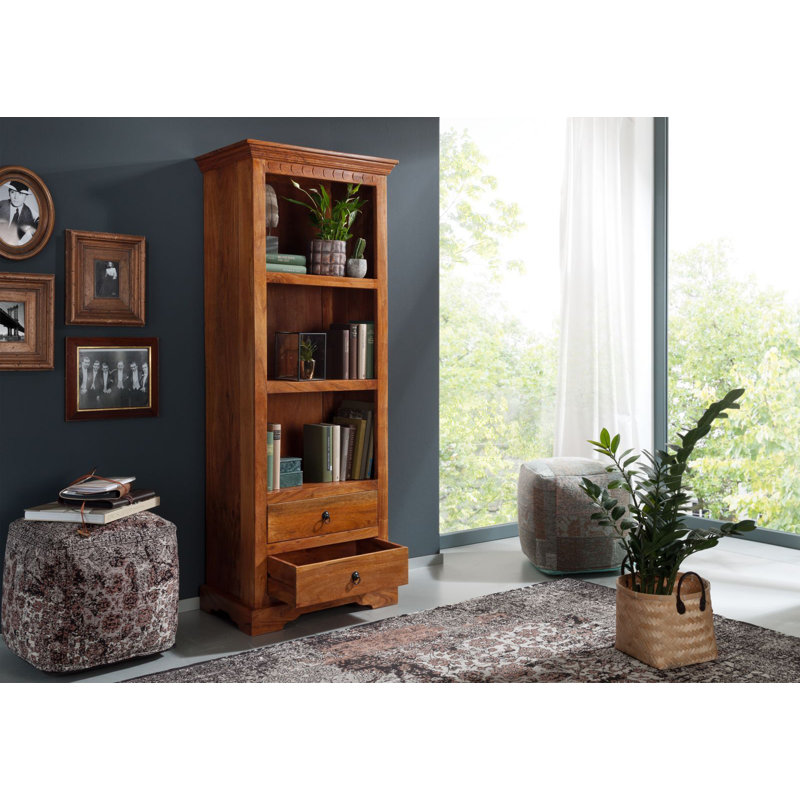 Oxford 178cm H x 68cm W Solid Wood Standard Bookcase