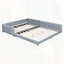 Lit plateforme tapissier grand et simple TG-620751799