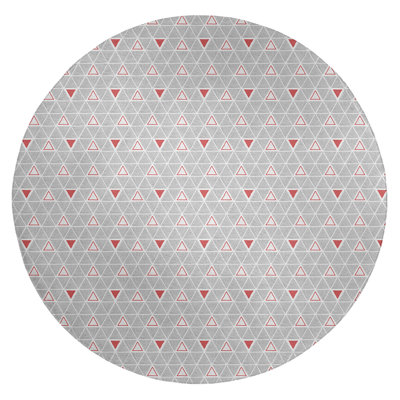 Chenille Geometric Indoor Rug