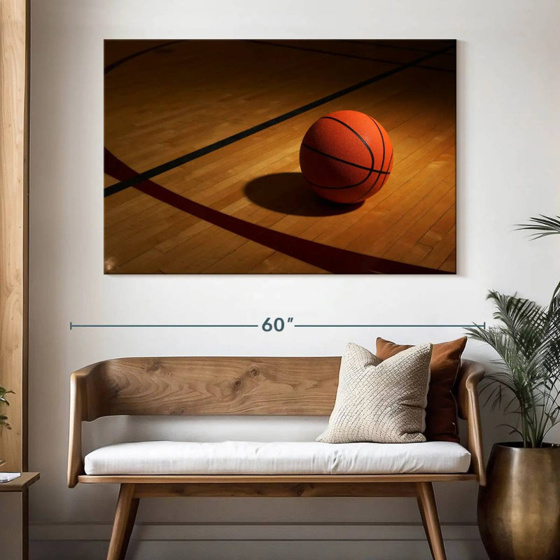 Ballon de basketball Sireci, H 34 po x l 51 po