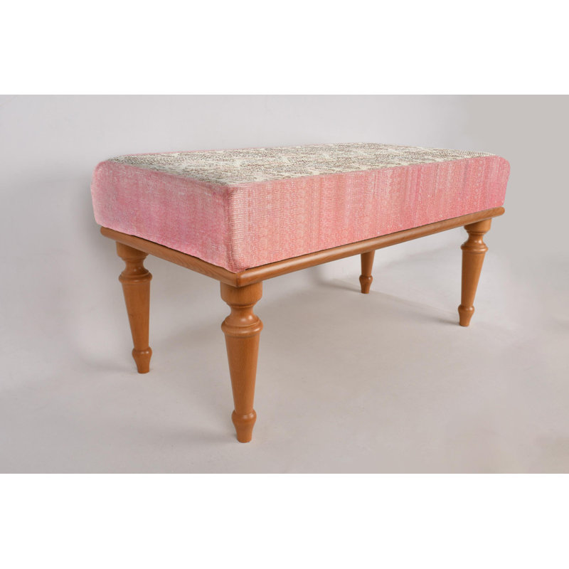 Banc de porte d'entrée, banc de café, banc de repose-pieds, banc rembourré, banc de tapis turc, banc Kilim, banc de décoration intérieure, banc fabriqué à la main
