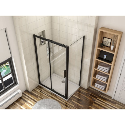 Analidia Sliding Rectangle Shower Enclosure  1950 x 1700 mm