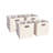 Jiaessentials Faux Leather Cube or Bin Set-78278003-78278005