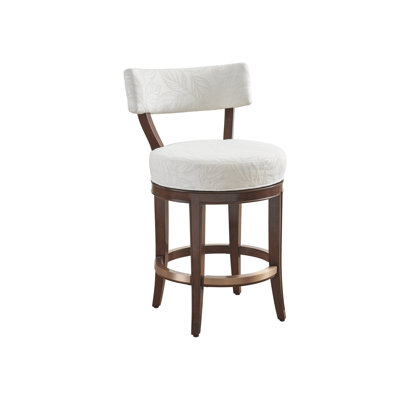 Rendezvous Swivel Upholstered Stool