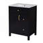 Meuble-lavabo de rangement avec lavabo en céramique-698099060