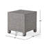 Table d'appoint cubique en rotin
