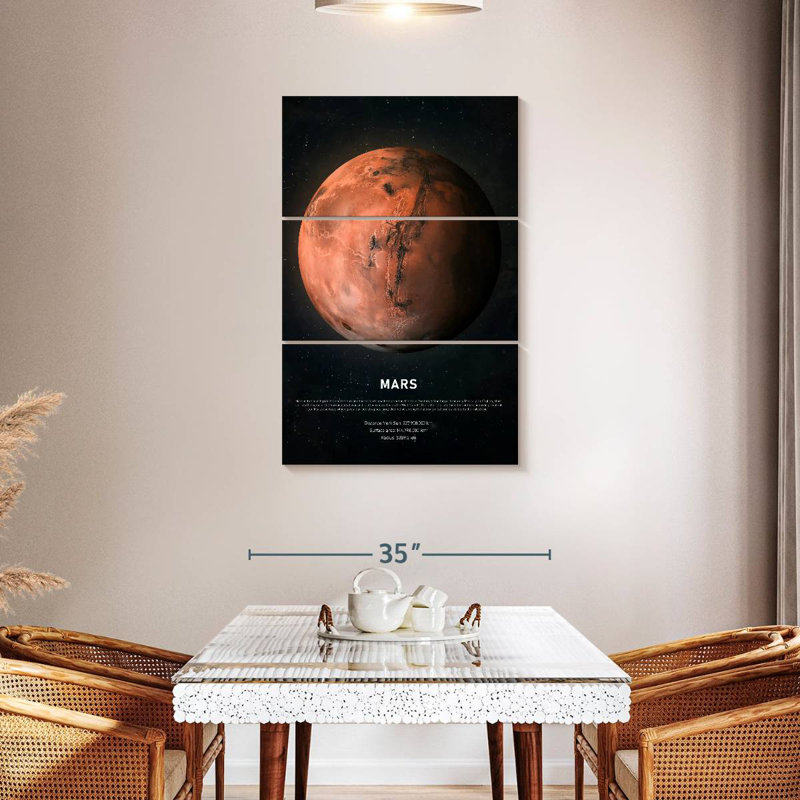 Oberle description de Mars, H 45 po x l 28 po