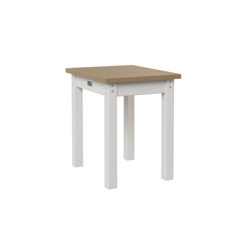  Table de bout régulière, Bois vieilli