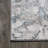 Swirl Marbled Abstract Gray/Turquoise Rug-1497092699