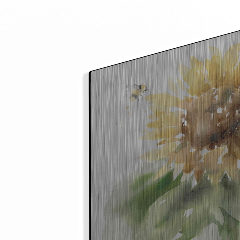 «Sunflower Meadow III» par Katrina Pete - reproduction de dessin non encadrée, H 12 po x l 12 po x P 0,13 po
