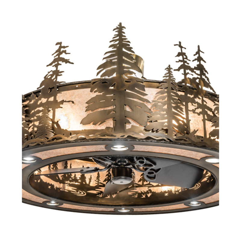 Tall Pines Downrod Ceiling Fan