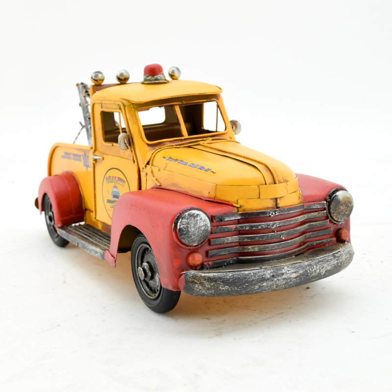 Antonese Transportation Model Car Or Vehicle, Yellow/Red