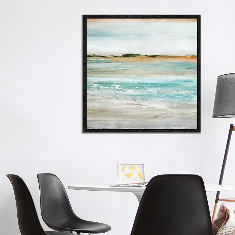 Retrospective I by Isabelle Z - Painting on Canvas, 93.98 cm H x 93.98 cm W, Black Framed