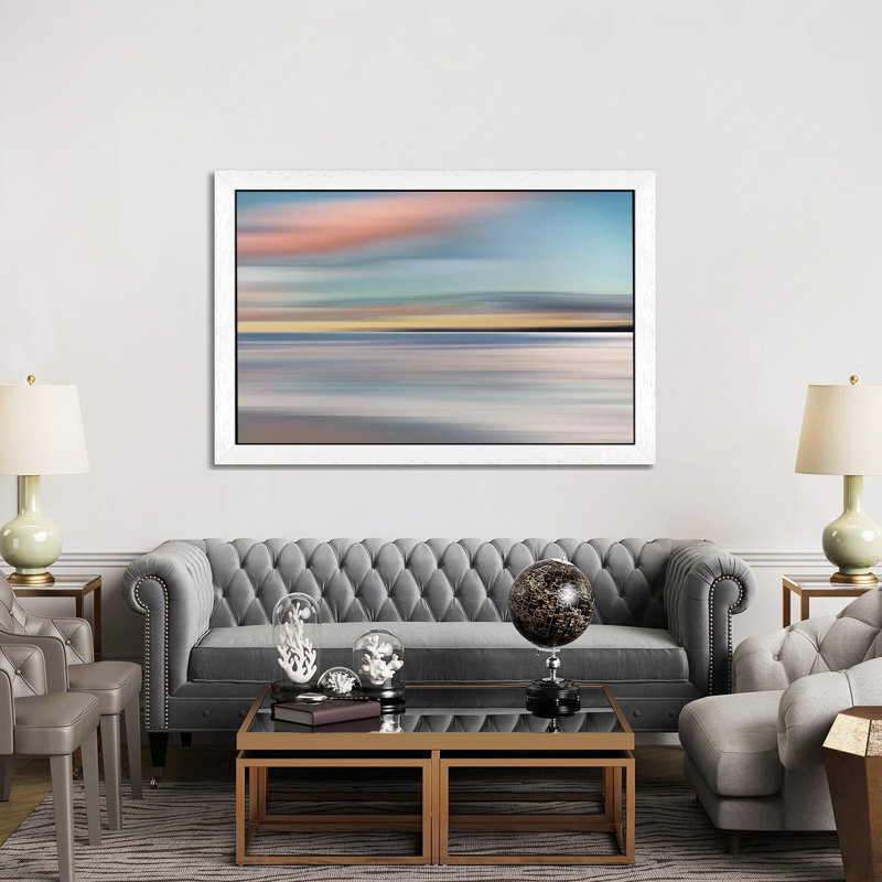 Honey Twilight by Mike Calascibetta - Print on Canvas, 152.5 cm H x 101.5 cm W, White Framed