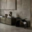Tabouret Papillon noir mat