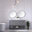 Ensemble de meuble-lavabo double 60 po Bonsai-24949963