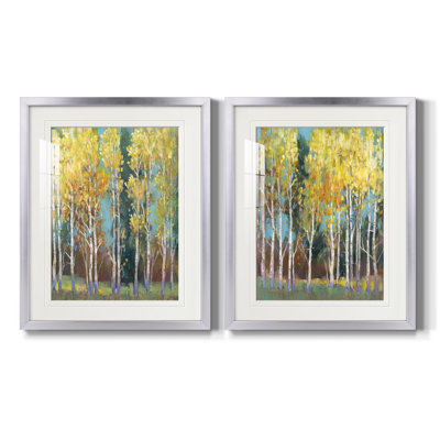 Aspen Grove I " Aspen Grove I " 2 - Pieces Painting Print