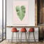 Tropical Leaf Blush Abstract Flower Landscape Wall Art Print-1885423894