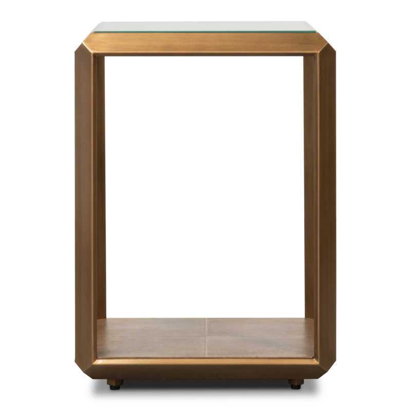Gilbert Glass End Table