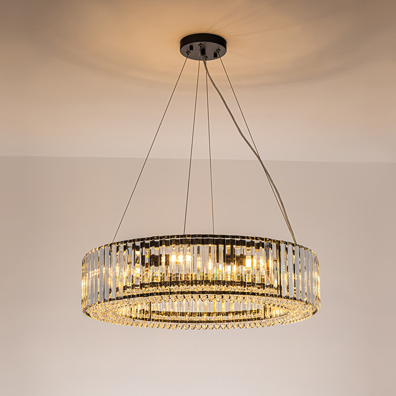 Jauregui 8-Light Crystal Chandelier with Crystal Accents