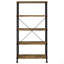 Bureau d'ordinateur et bibliothèque 2 pièces Rustic Nutmeg