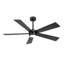 Ventilateur de plafond à 5 pales à DEL à intensité variable et télécommande, moteur CC réversible à 6 vitesses sans bruit-1592565382-1592565481
