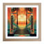 Sunrise Art Deco No.1 - Framed Print-553741836
