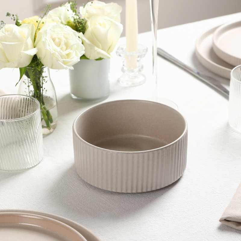 Stone Lain Haven 4-Piece Bowl Set Stoneware