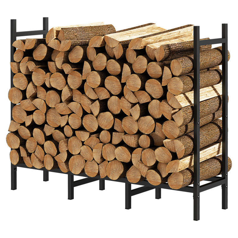 63.2'' W Metal Log Rack