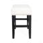 Tabouret de comptoir 26 po en cuir ivoire sans dossier (ensemble de 2)-1778727152