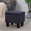 Grand ensemble de repose-pieds avec rangement, repose-pieds combiné 3 en 1, repose-pieds capitonné en lin-129757394-129757396