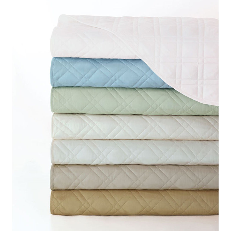 Couvre-lit / couvre-lit réversible Coperta, Couvre-lit grand super, Ivoire ivoire