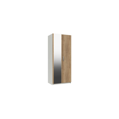 Harvey-Lee 2 Door Manufactured Wood Wardrobe