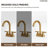 Centerset Bathroom Faucet with Drain Assembly, 2-Handle Bathroom Sink Faucet -110871956