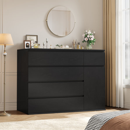 Commode combinée 5 tiroirs Kardos