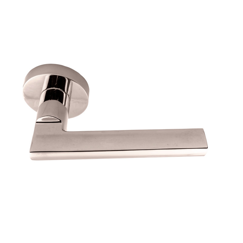 Door Lever, Satin Stainless Steel, 2.75"