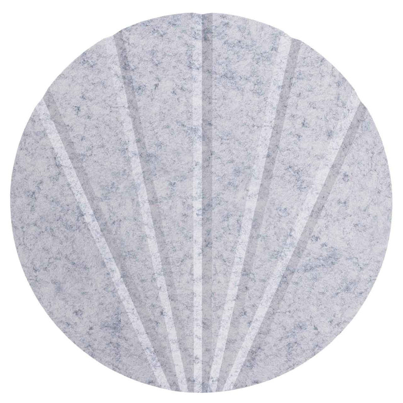 12" x 12" Upholstered Wall Paneling, Marble Grey