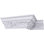 Endurathane Grape Bunch Crown Moulding, 3 7/8"H x 3 7/8"P x 5 1/2"F x 94 1/2"L, (10 5/8" Repeat), Factory Primed
