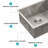 23 Inch Undermount Sink - Single Bowl Stainless Steel Kitchen Sink 16 Gauge 9 Inch Deep Kitchen Sink Basin