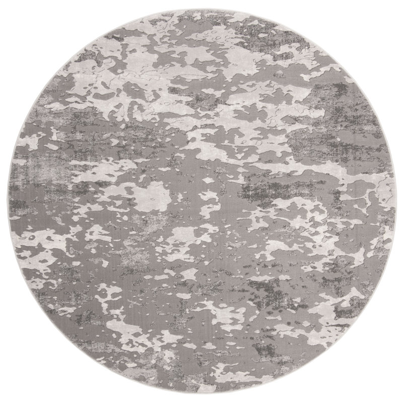 Dulce Performance Abstract Rug, Round 6'7"